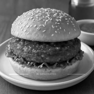 Veg Chilli Garlic Burger