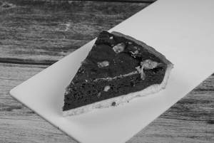 Chocolate Walnut Pie Slice