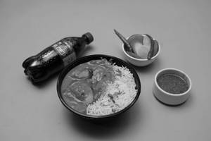 Egg Curry Rice Bowl + Soft Drink (250 Ml)