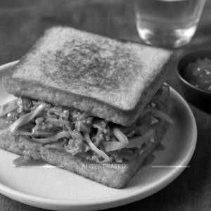 Chili Garlic Inferno (chilli Garlic Sandwich)