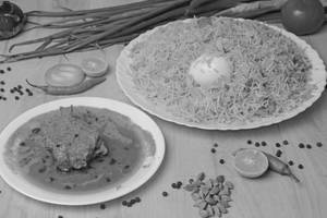 Aloo Biryani, Half Mutton Kosha