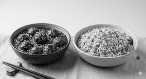 Manchurian With Fried Rice
