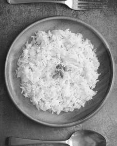 Plain rice