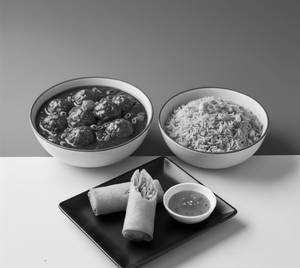 Veg Manchurian Combo