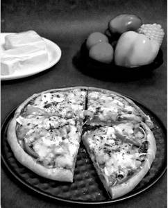 Veg. Cheese pizza