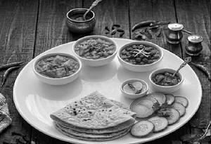 North Indian Special Veg Thali - (curry + Roti) No Rice