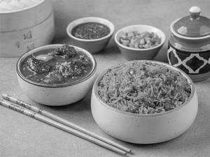 Triple Schezwan Fried Rice