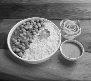 Chhole Chawal Fry[450Ml]