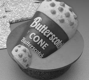 Butterscotch Unicorn Cone