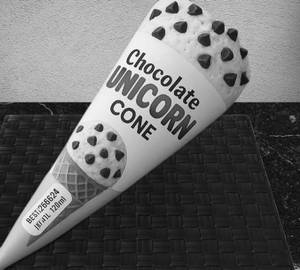 Chocolate Unicorn Cone