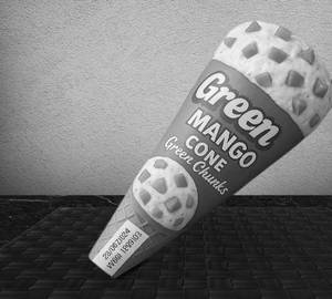 Mango Unicorn Cone