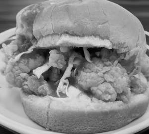 Chicken fingers Burger