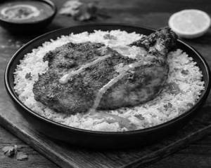Masala Tangdi With Garlic Butter Rice Bowl