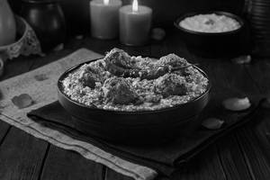Steamy Mutton Kefta Khichdi