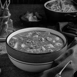 Exotic vegetables in choice of sauces Gravy