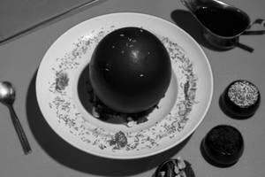 Chocolate Ball On Fire
