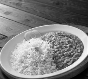 Dal chawal [serves 1]