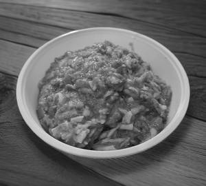 Boiled Egg Bhurji With 4 Pc Roasted Bun