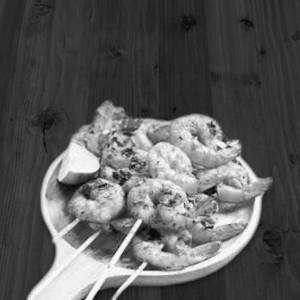 Spicy Garlic Prawns