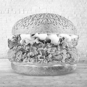 Fried chicken burger