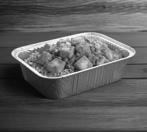 Chilli paneer with fried rice