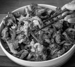 Mushroom pepper salt