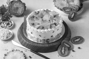 Fresh Fruit Cake 0.5 Kg