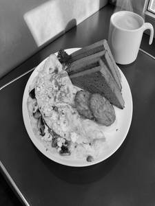 cheese & mushroom omelette( Plain)