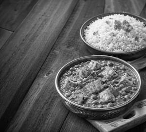Matar Paneer With Rice