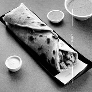 Spl. paneer hot garlic shawarma roll