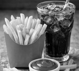 Salted Fries With Coke