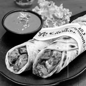 Chicken Egg Cheese Tikka Roll