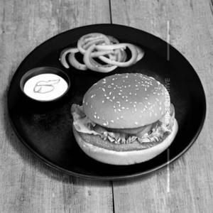 Fiery American Burger 
