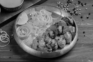 Stuffed Achari Mushroom Tikka