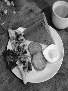 mushroom omelette (Plain)