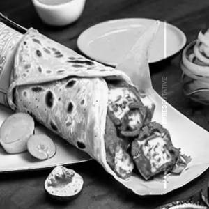 Paneer Egg Cheese Tikka Roll