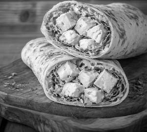 Paneer melt wrap