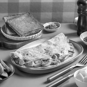 Smoked Chicken Omelette