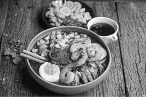 Korean Spicy Prawn Ramen