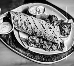 Chicken Egg Tikka Roll