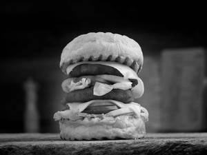 DOUBLE VEG BURGER