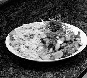 Dragon Babycorn With Noodles