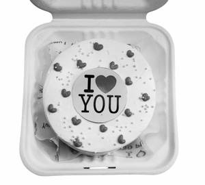 I love you bento cake