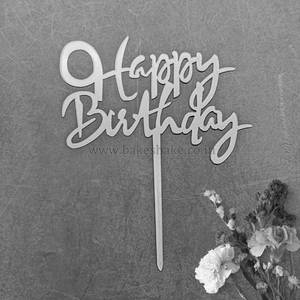 Happy Birthday Big Arcylic Topper