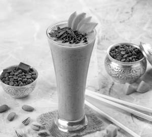 Chikoo Chocolate Milkshake
