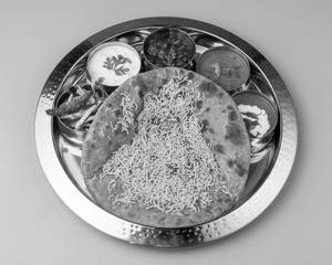 Sev Bhujiya Parantha Thali