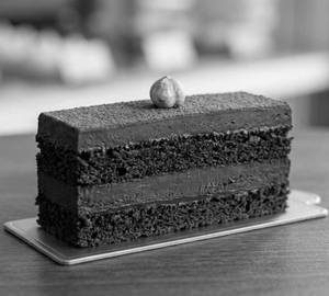Chocolate Symphony Cheesecake Slice