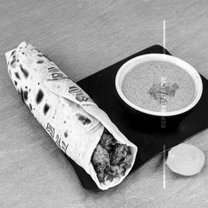 Spl. thousand island shawarma roll