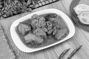 Small Katla Alu Phul Kophi Diye Jhal (4pcs)