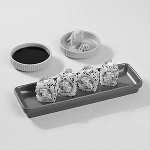Edamame And Cream Cheese Sushi Roll